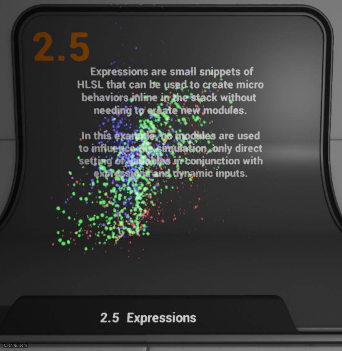 UE Niagara: Expressions