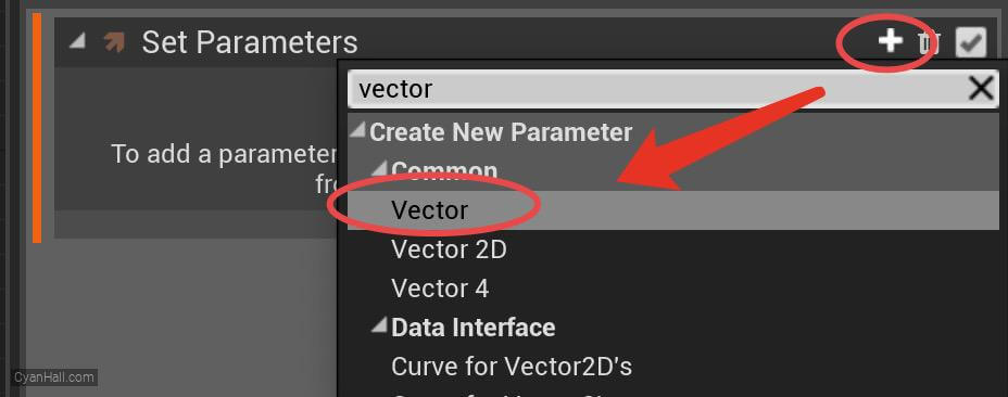 Emitter Update Parameter