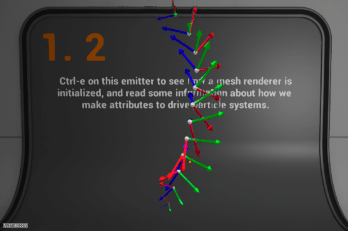 UE Niagara: Simple Mesh Emitter