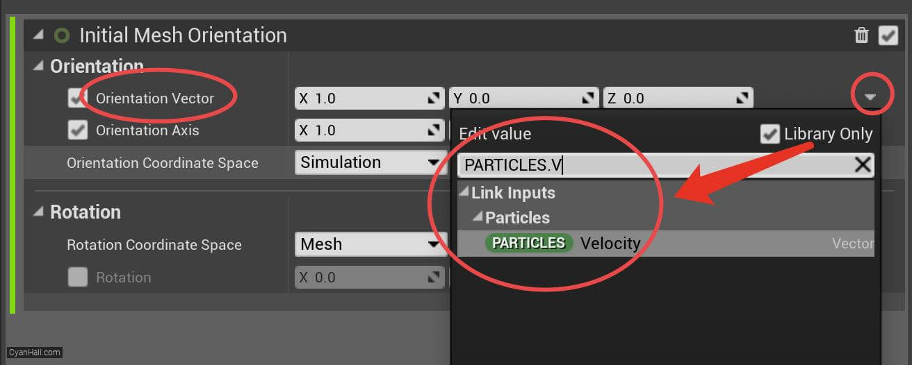 Initial Mesh Orientation