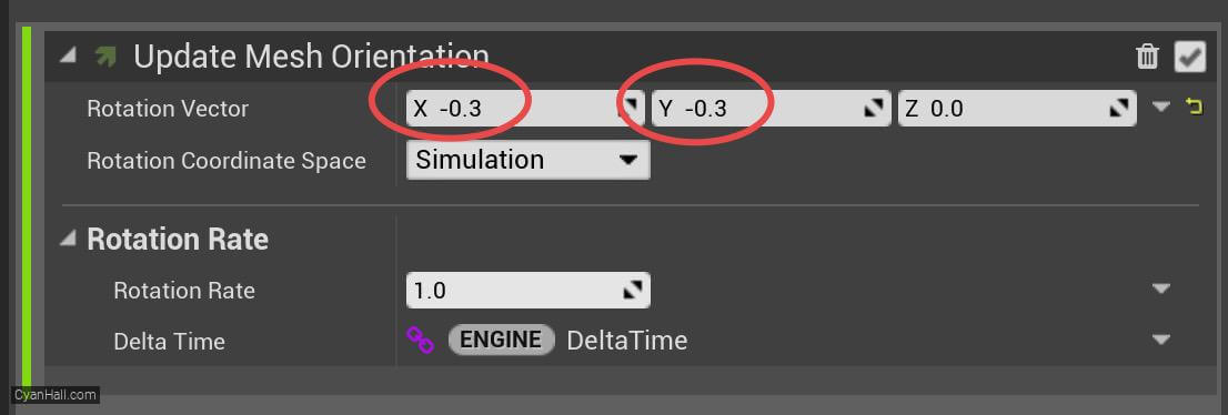 Update Mesh Orientation