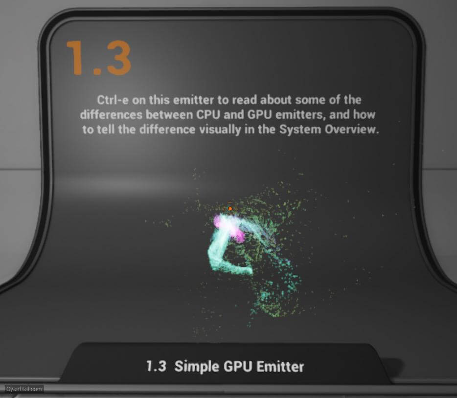 UE Niagara: Simple GPU Emitter
