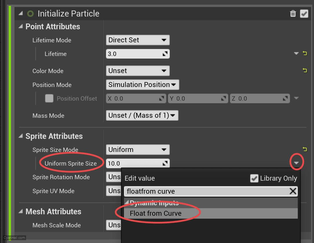 Initialize Particles