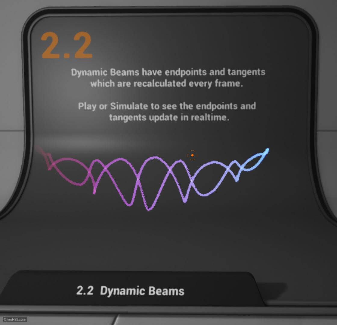 UE Niagara: Dynamic Beams