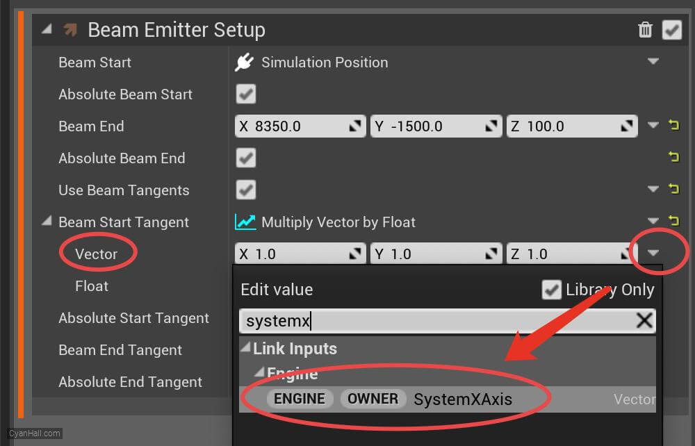 Beam Emitter Setup