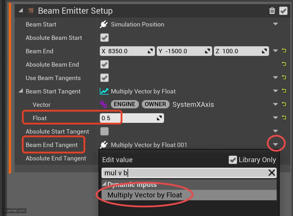 Beam Emitter Setup